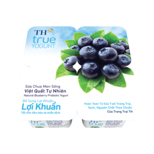 sữa chua ăn men sống th true yogurt việt quất tự nhiên