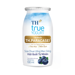 sữa chua uống men sống th true yogurt việt quất tự nhiên