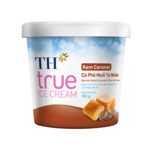 Kem Caramel Cà Phê Muối Tự Nhiên TH true ICE CREAM 180 g