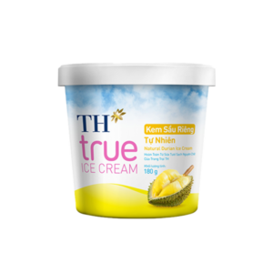 kem hộp th true ice cream sầu riêng tự nhiên 180 g