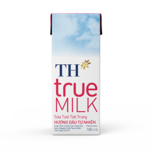 sữa tươi tiệt trùng th true milk hương dâu tự nhiên 180 ml