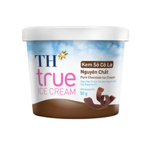 kem hộp th true ice cream sô cô la nguyên chất 50 g
